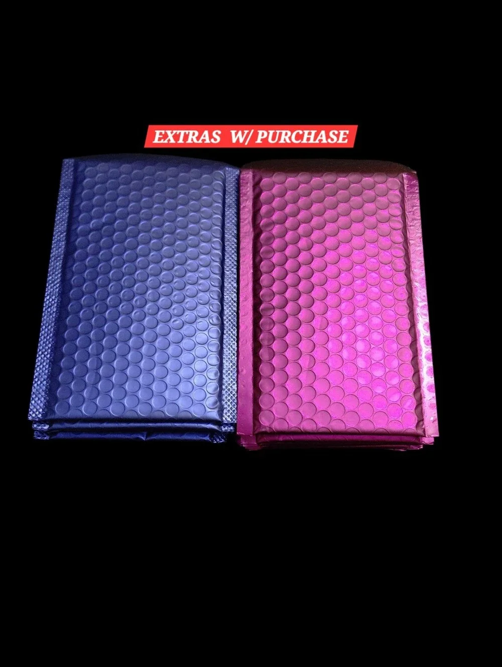 20ct. 4x8 Metallic Wine & Mid-night Blue Bubble Mailer ✨️PRICE FIRM✨️
